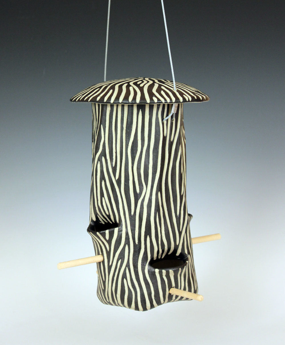 Woodgrain Bird Feeder