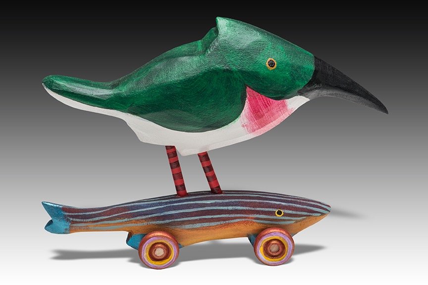 Texas Kingfisher Rides the Minnow