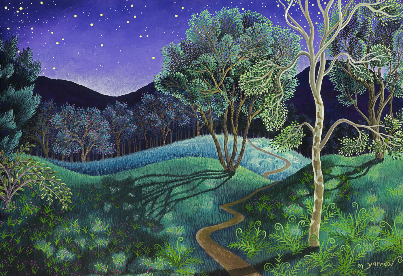 Moonlight on the River Road