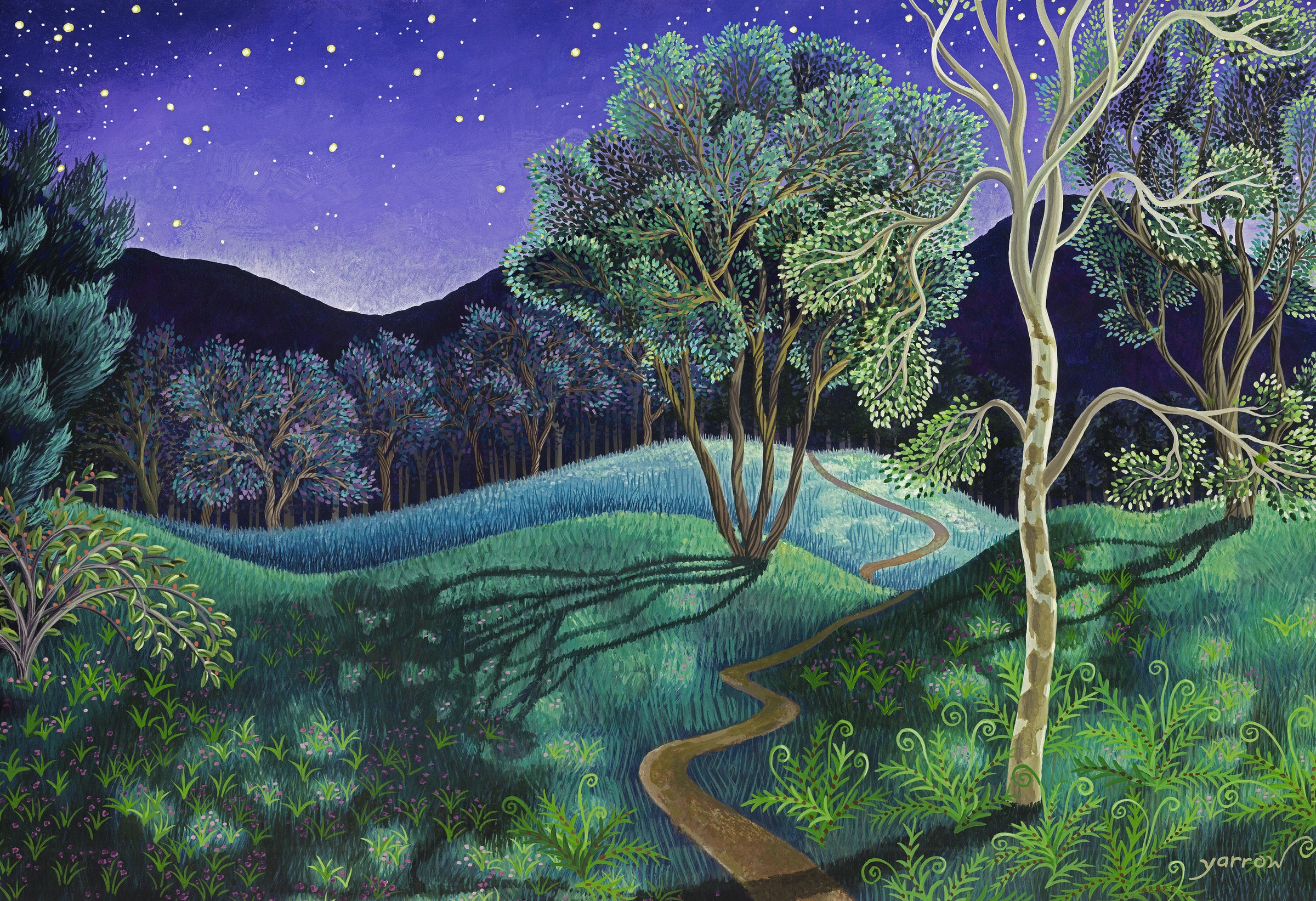 Moonlight on the River Road