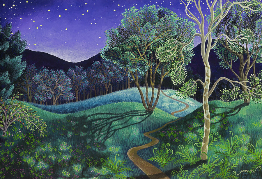 Moonlight on the River Road