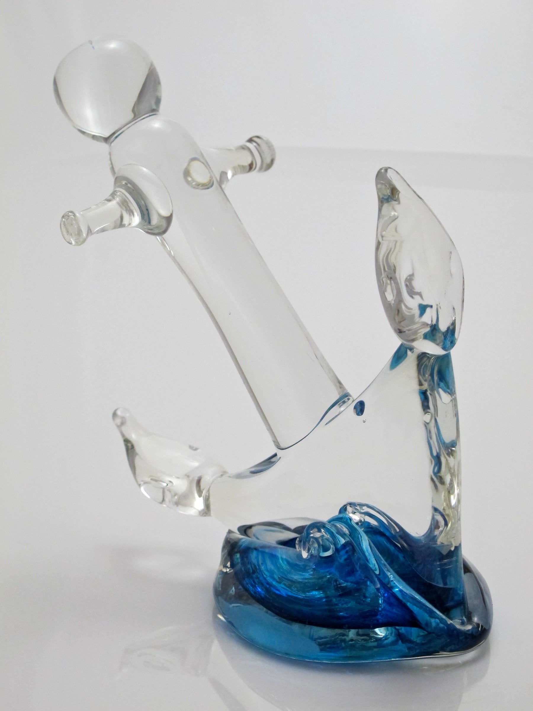 Glass Anchor Sculpture