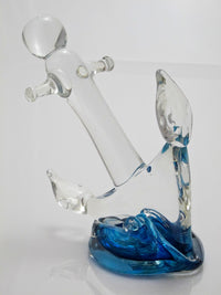Glass Anchor Sculpture