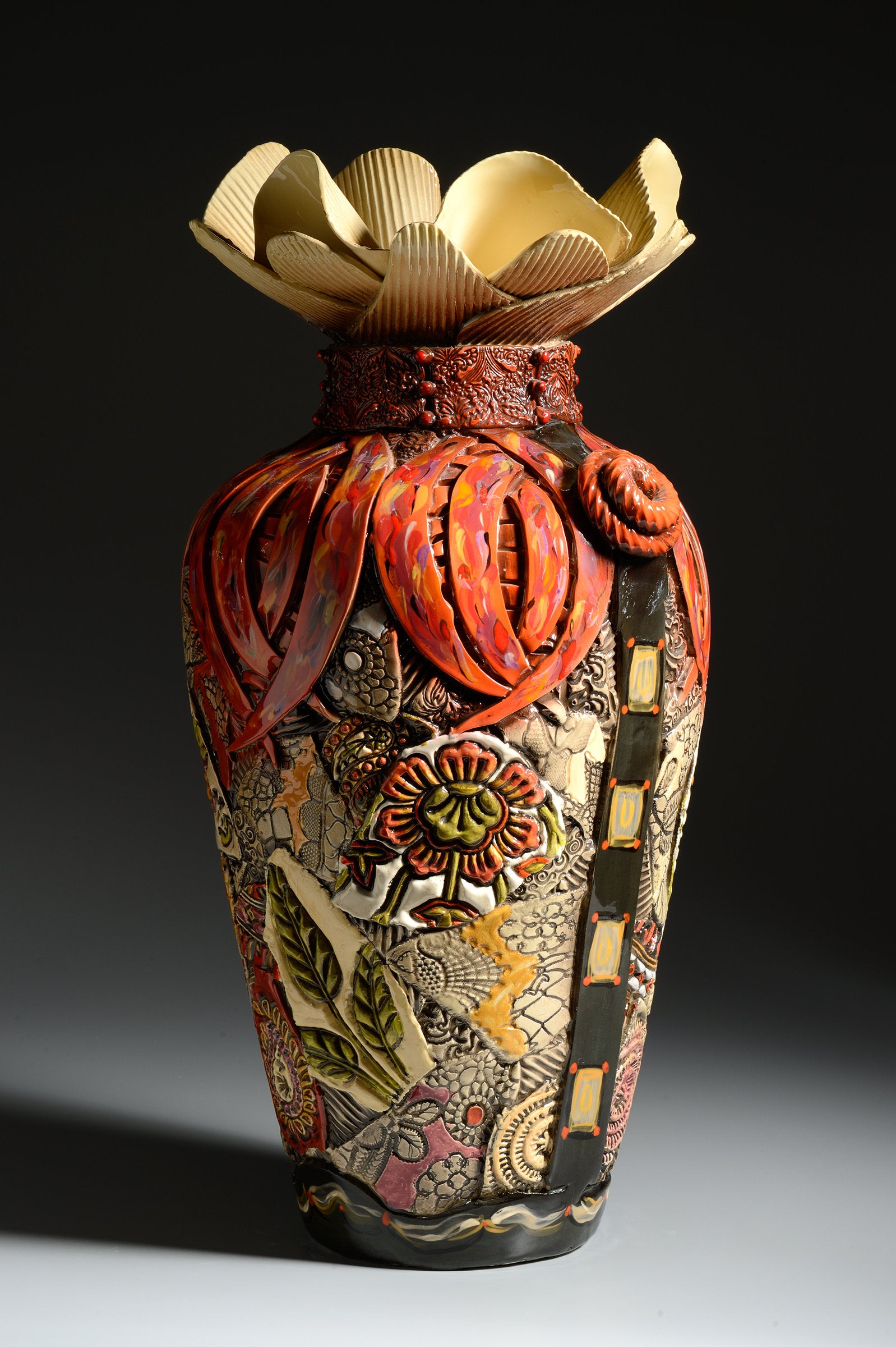Extra Large Floor Vase with Narrow Bottom