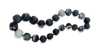 Serpent Tie-Dye Necklace in Gray
