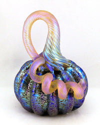 Miniature Iridescent Leopard Pumpkin