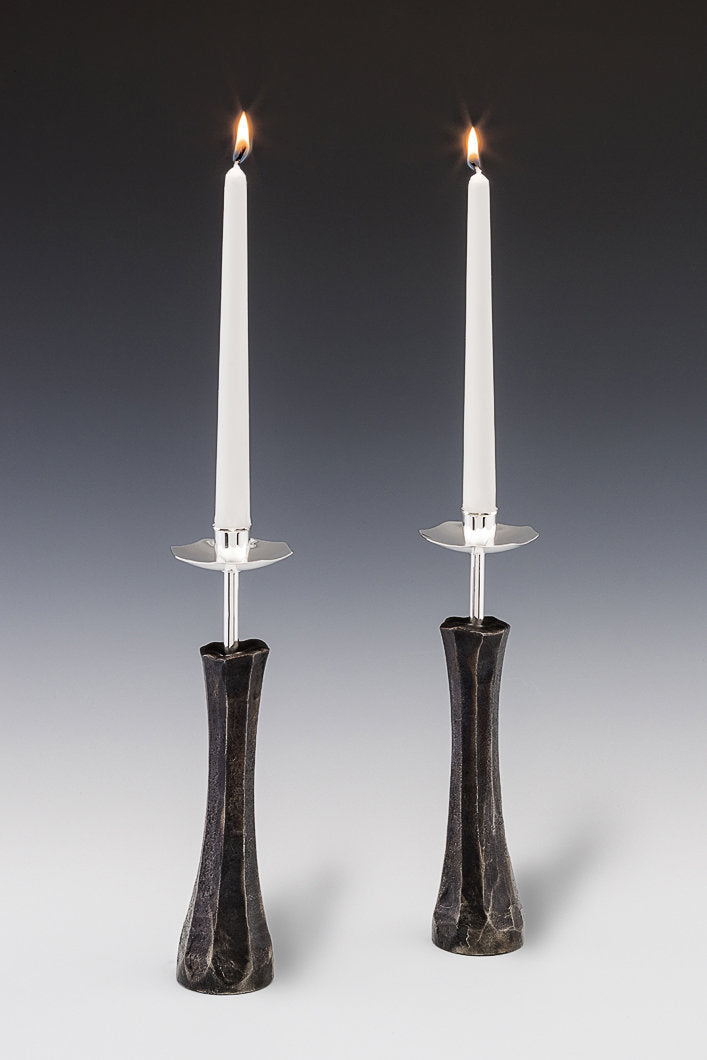 Faceted Candlesticks