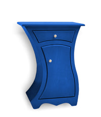 right-handed, monaco blue paint