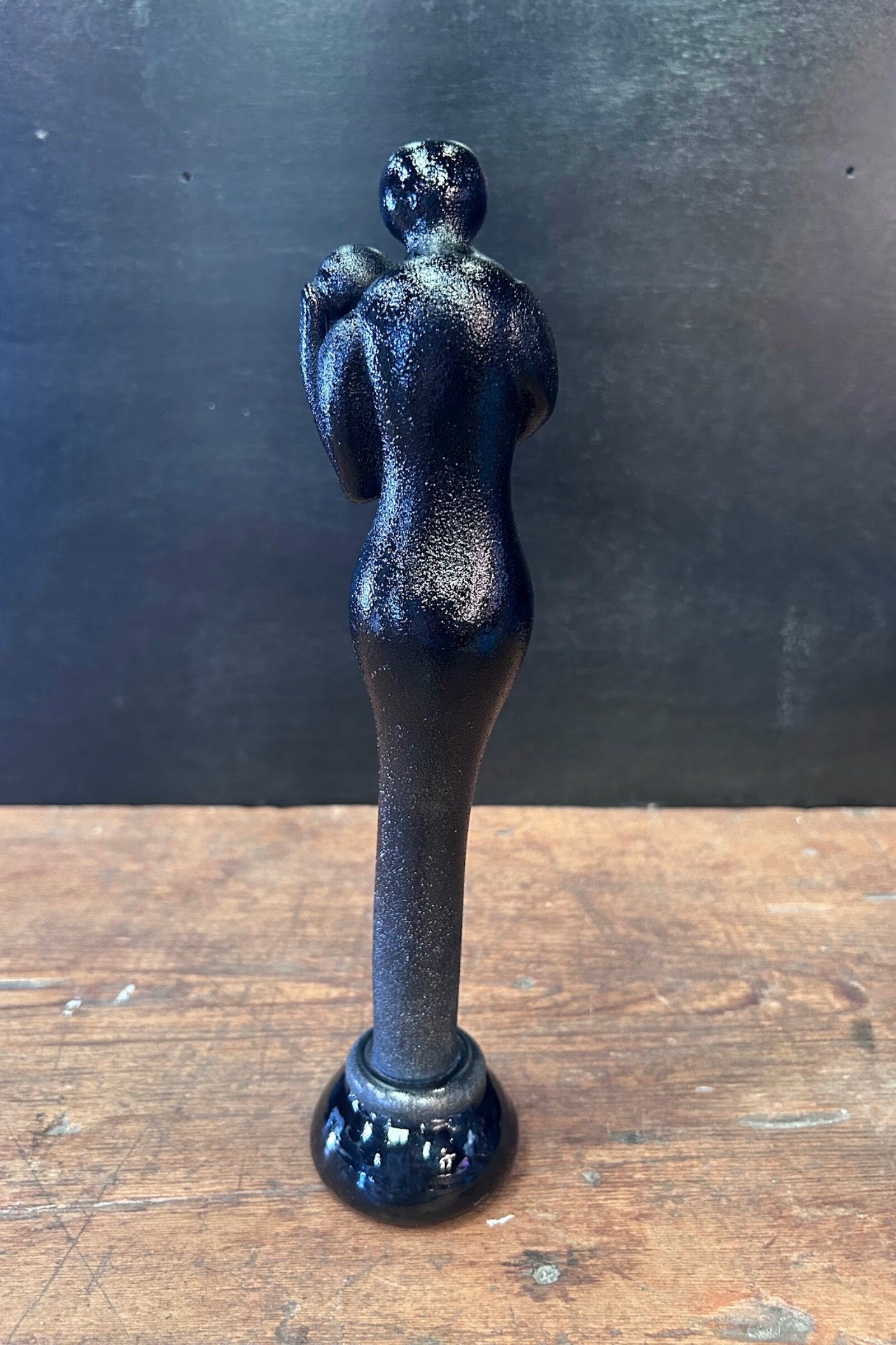 Mother and Child Glass Sculpture