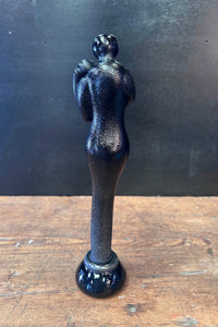 Mother and Child Glass Sculpture