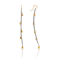Yellow Sapphire Cascade Nature Walk Earrings