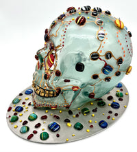 Glass Beaded Skull