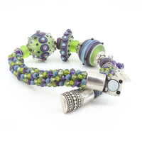 Apple Green & Lavender Bracelet