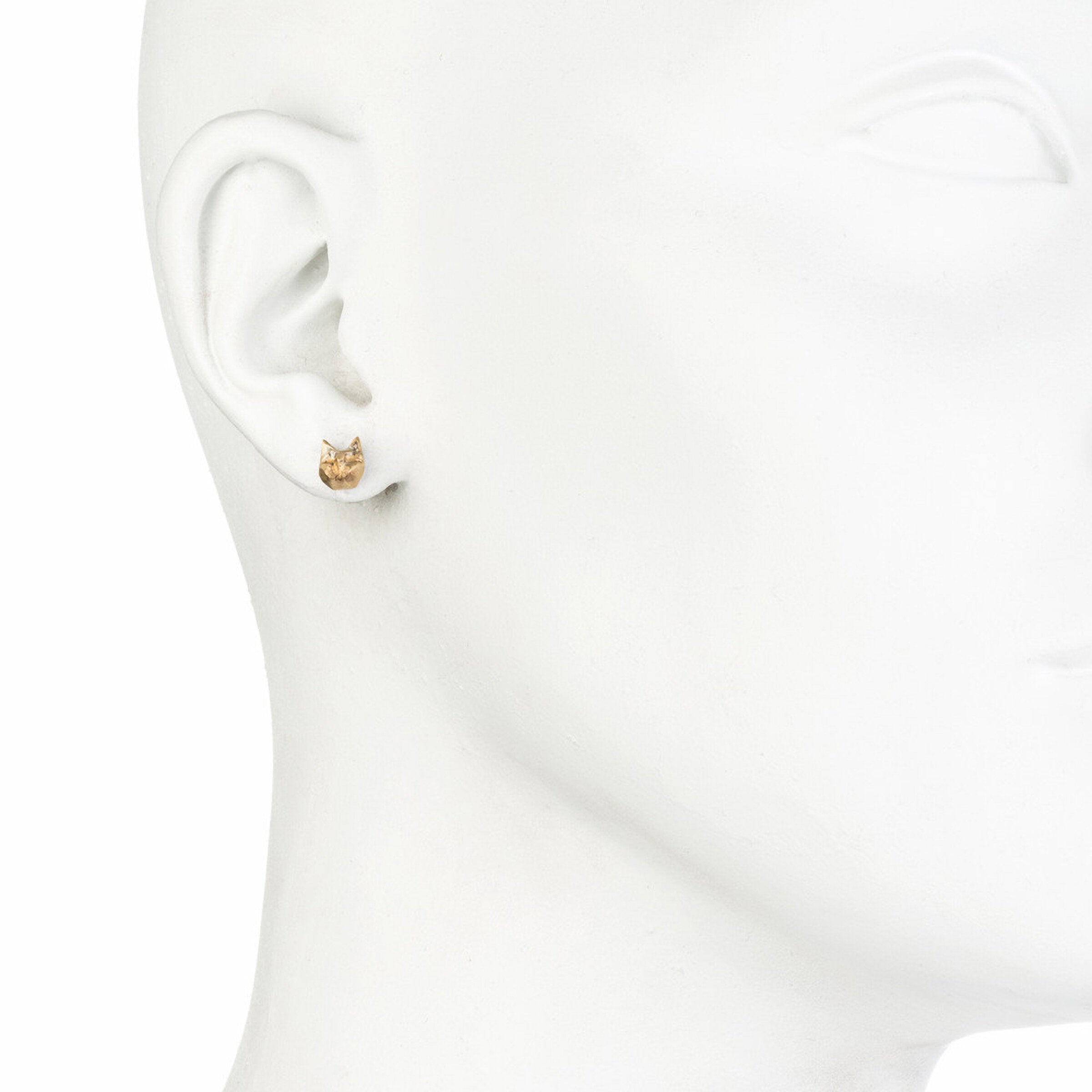 Tiny Cat Stud Earrings