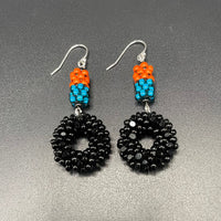 Crochet Circle Earrings