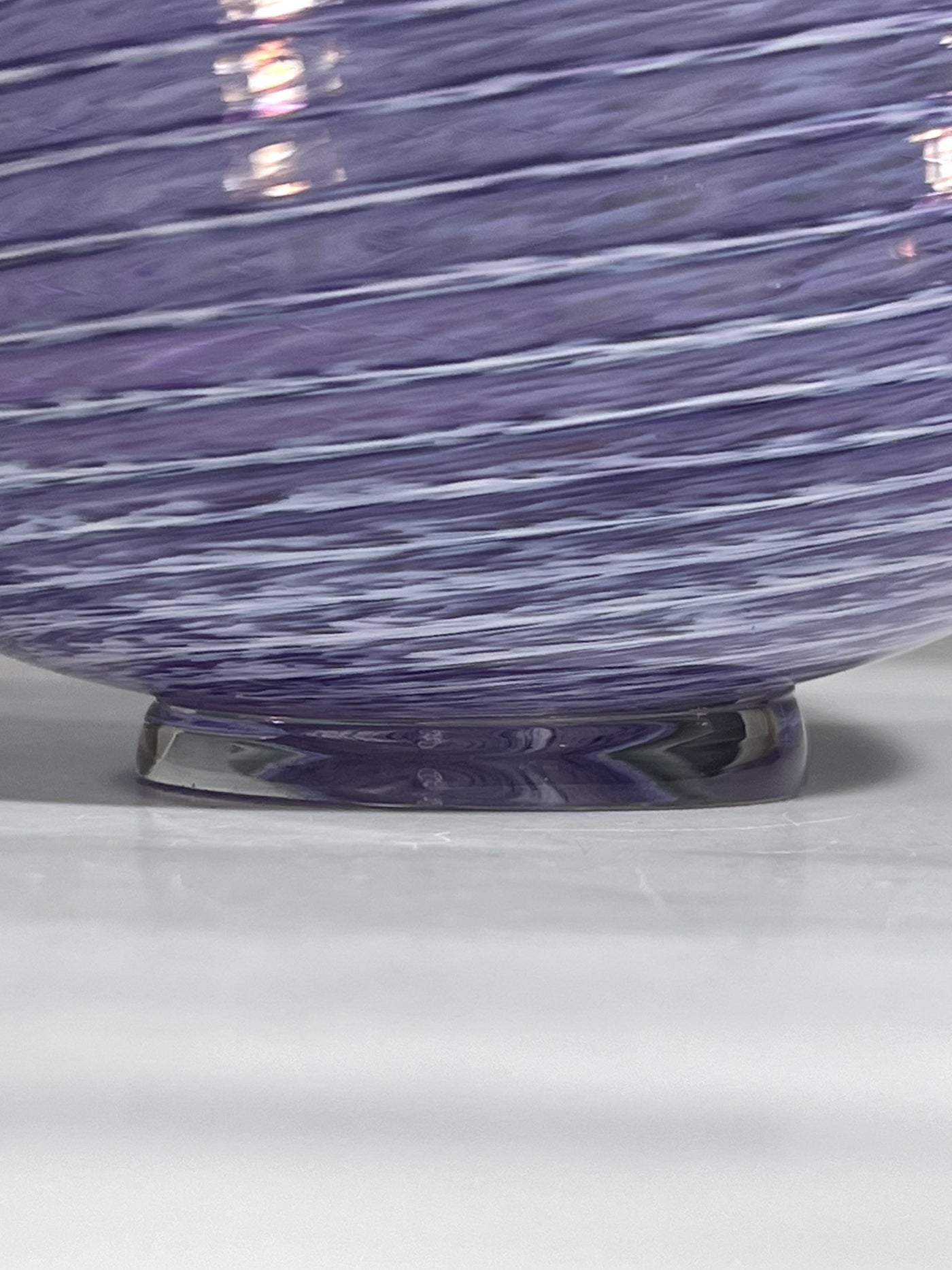 Purple Spiral Bowl