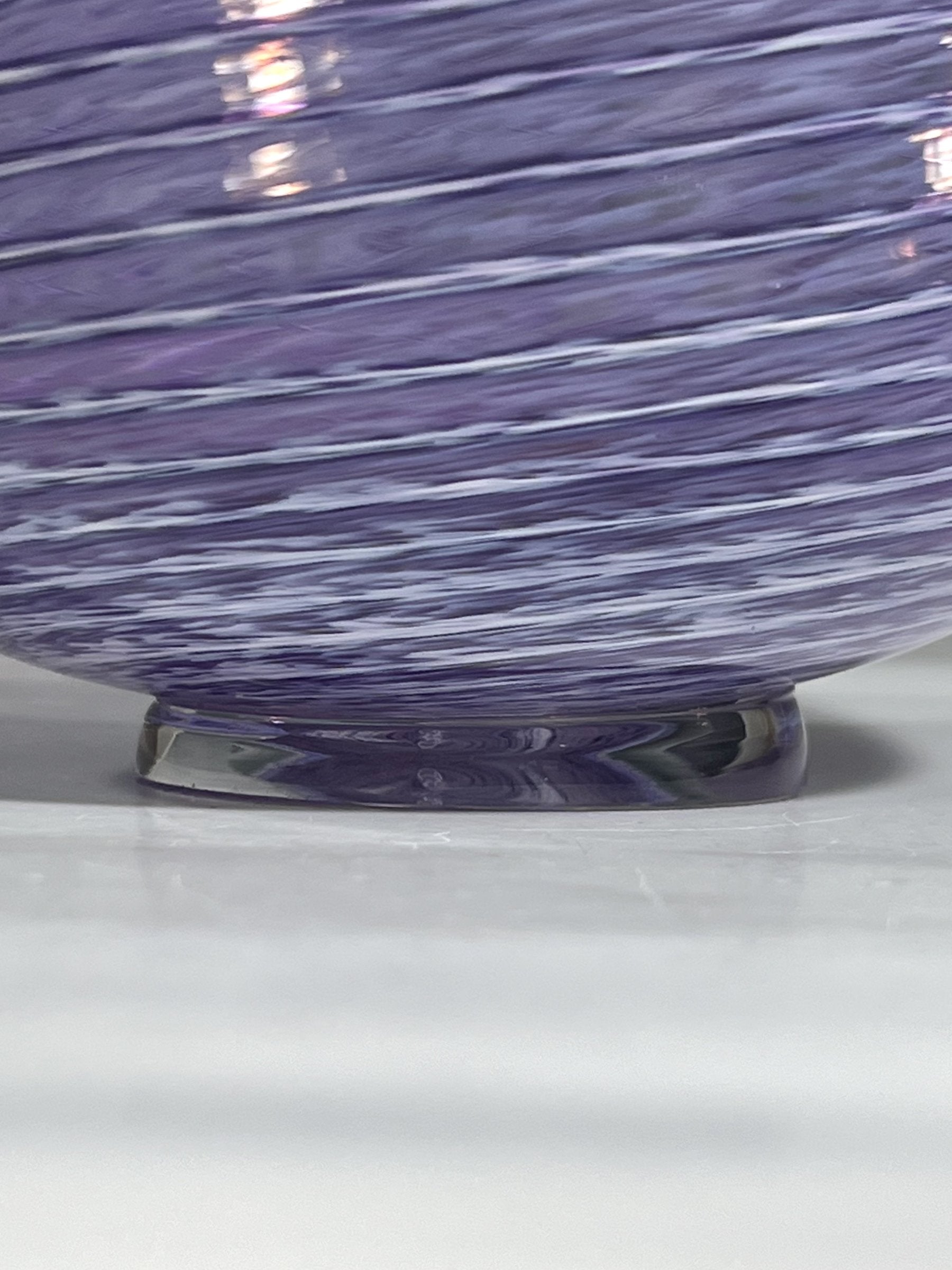 Purple Spiral Bowl