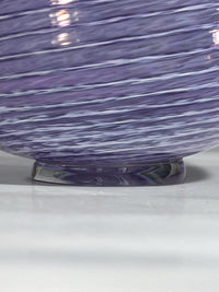 Purple Spiral Bowl