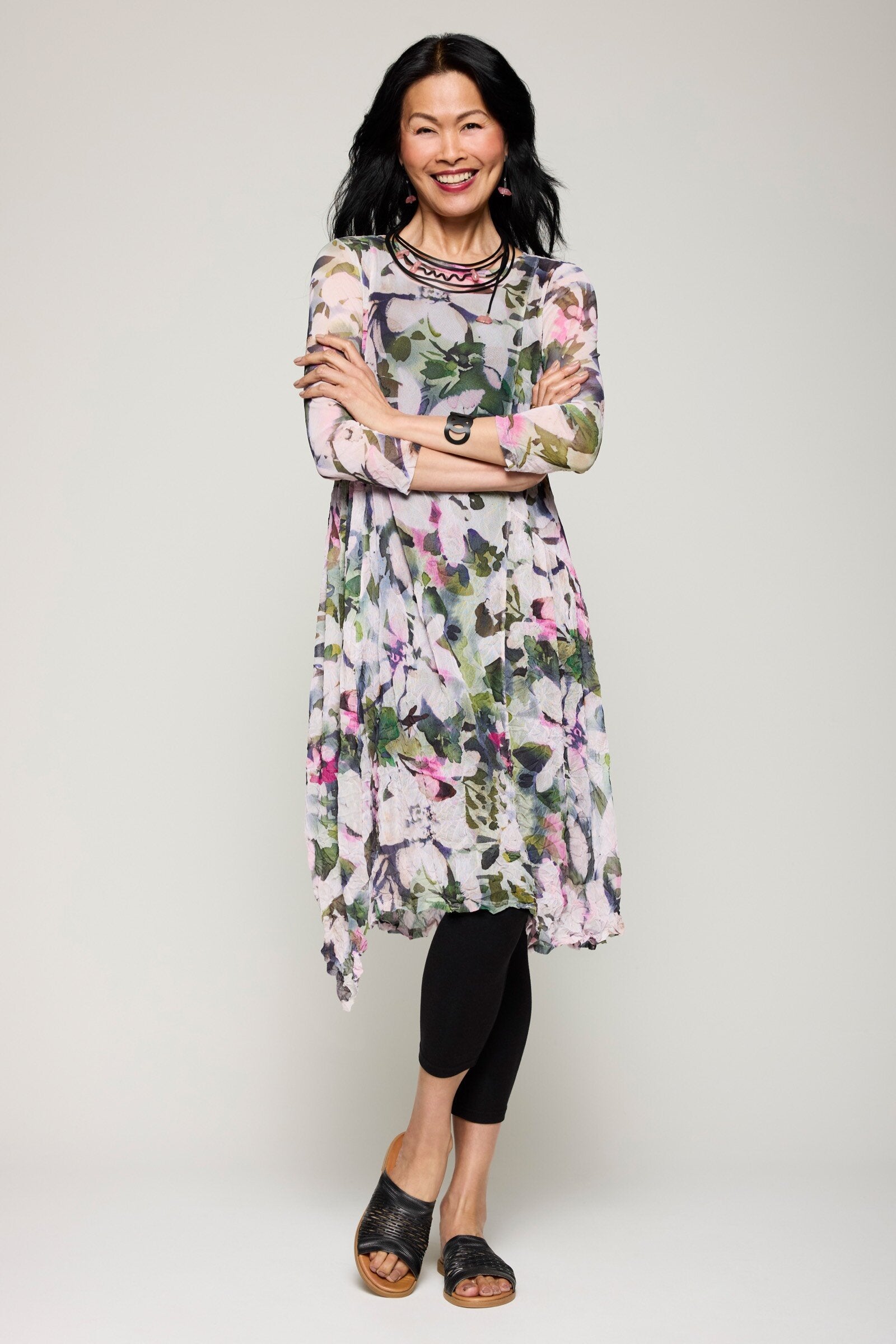 Mesh Calla Dress