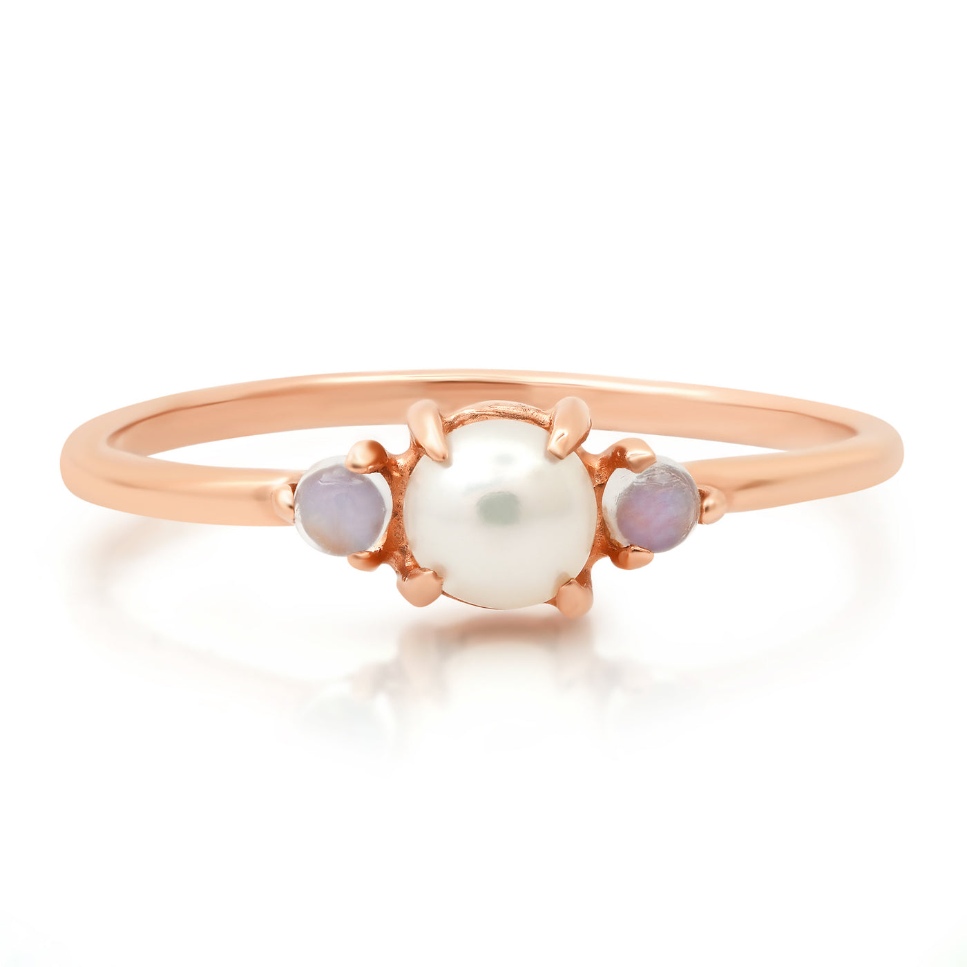 Penny Pearl & Moonstone Ring
