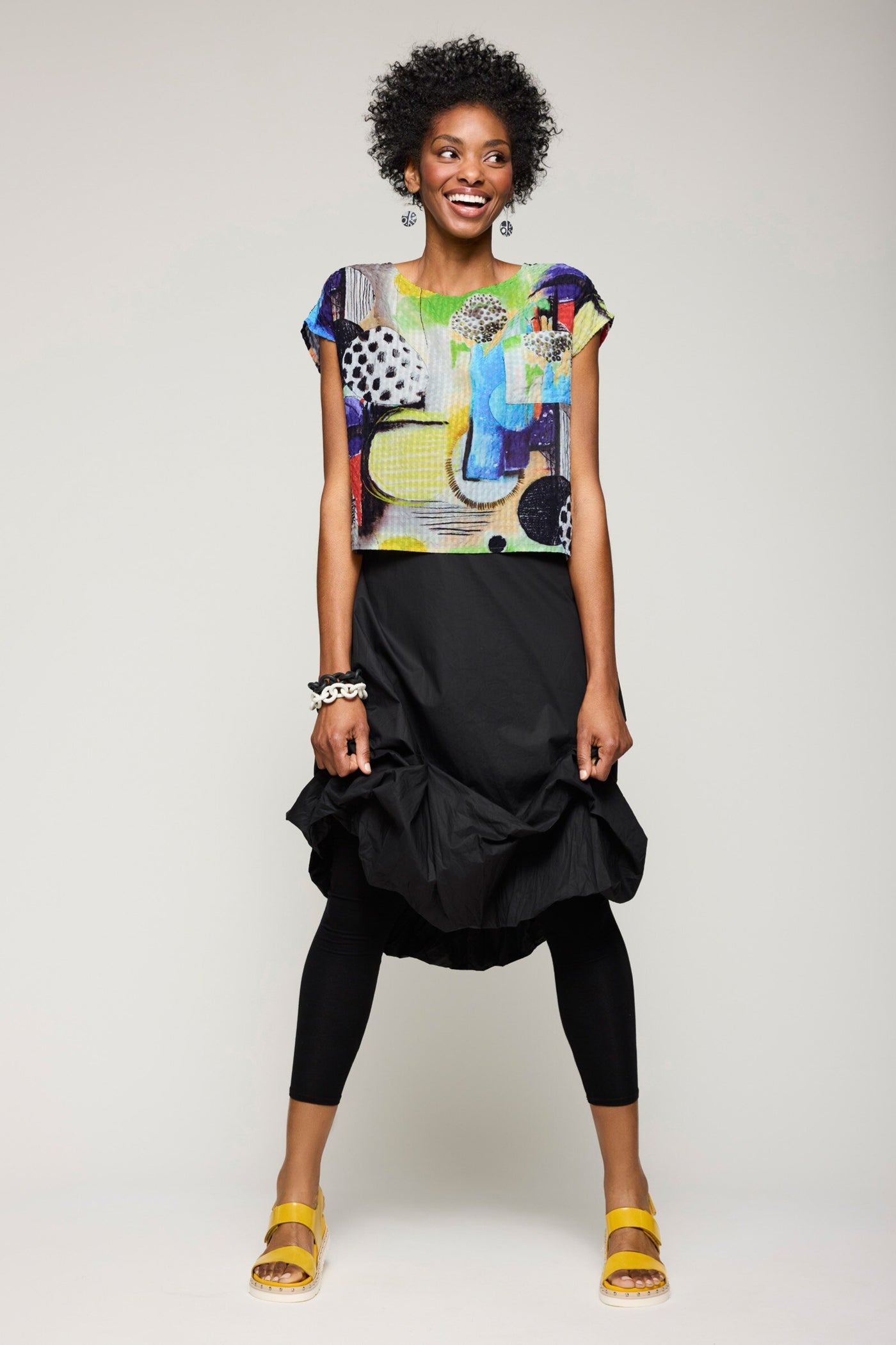Silk Blend Artist's Top