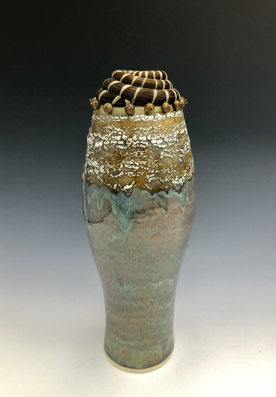 Porcelain Horse Hair Vessel