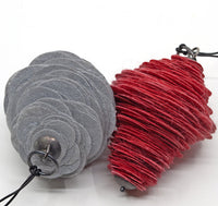 Silver Gray, Bright Red