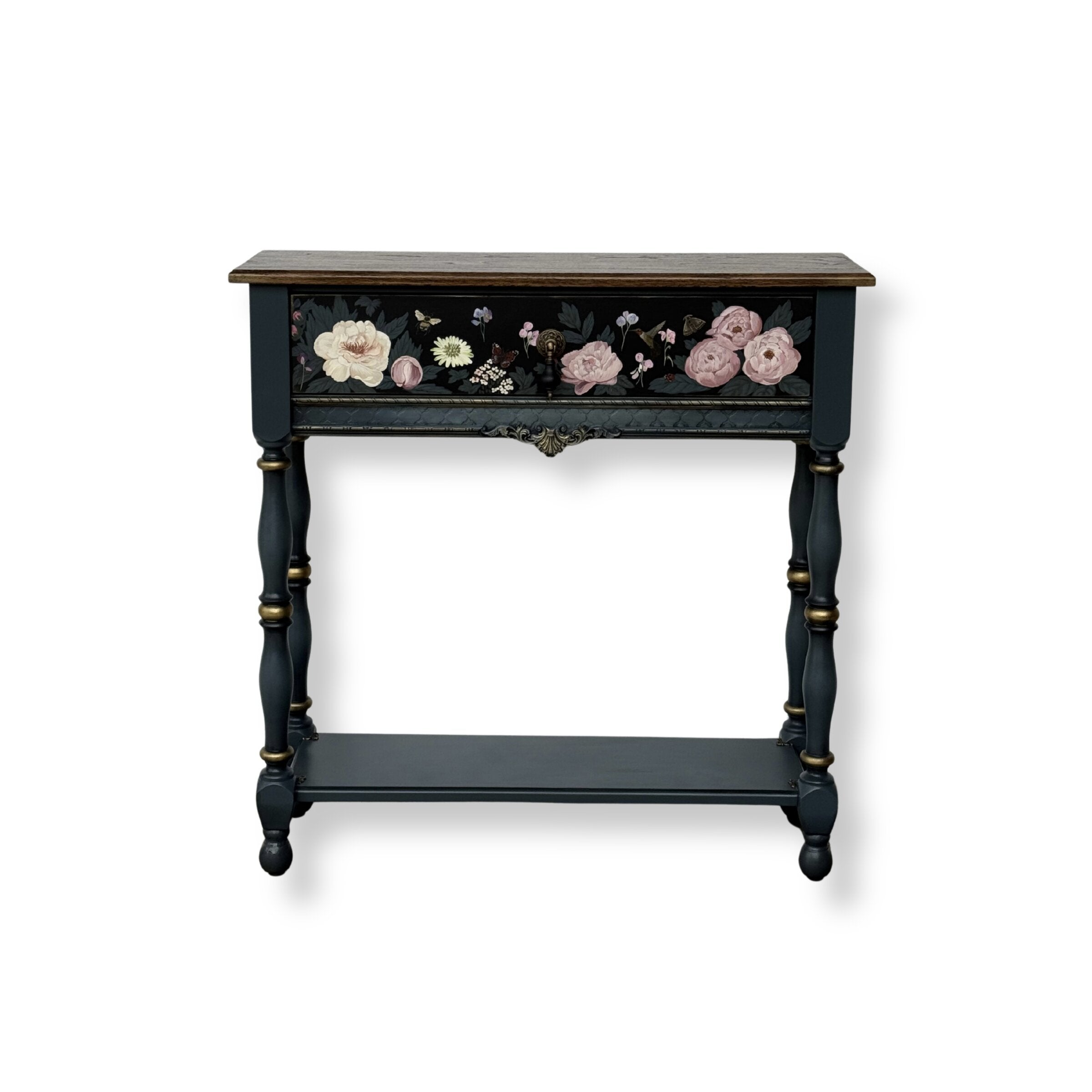 Peonies at Dusk Console Table