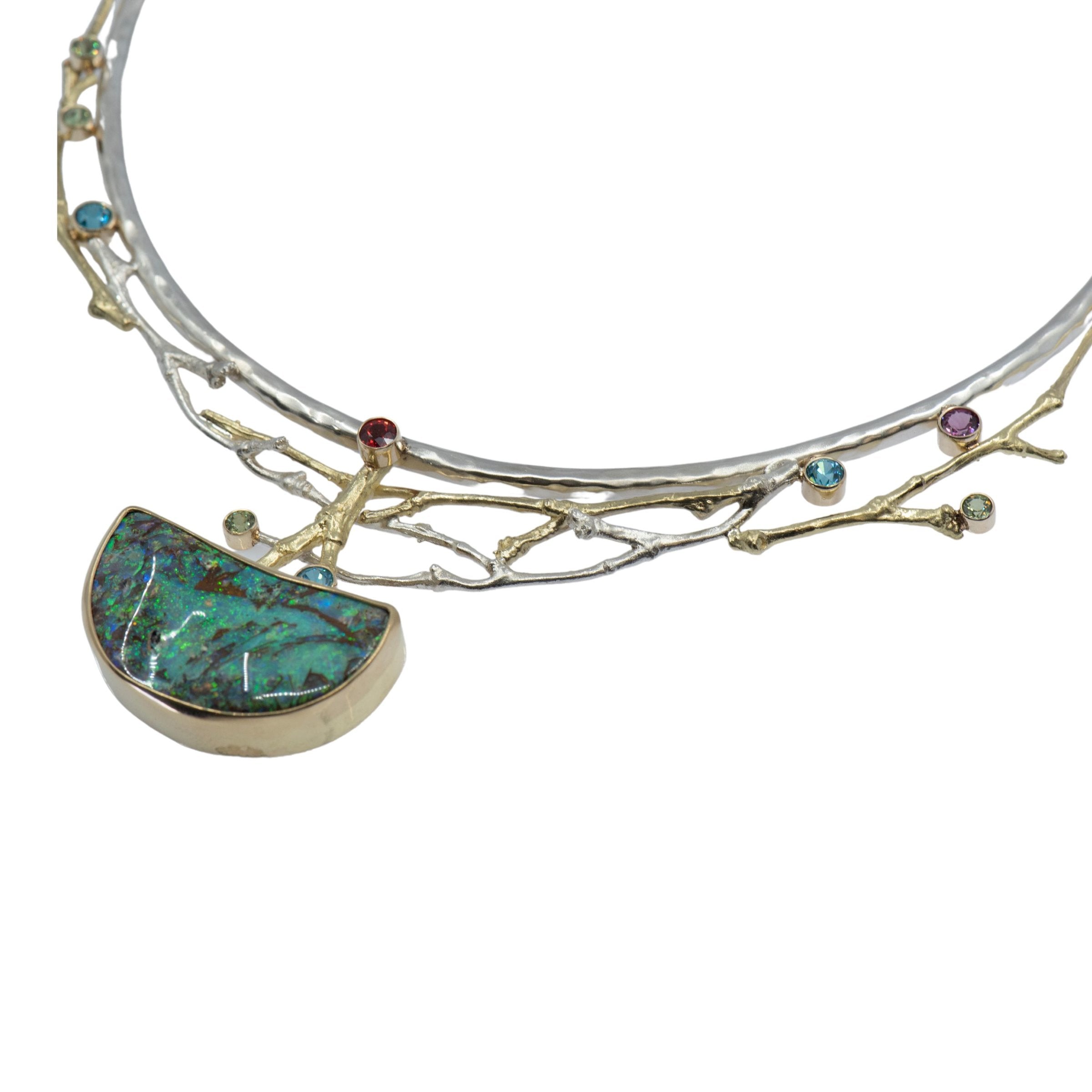 Forest Treasures Collar Necklace