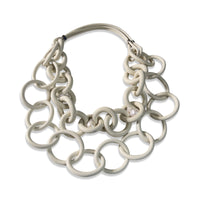 Double Strand Ivory Rubber Necklace