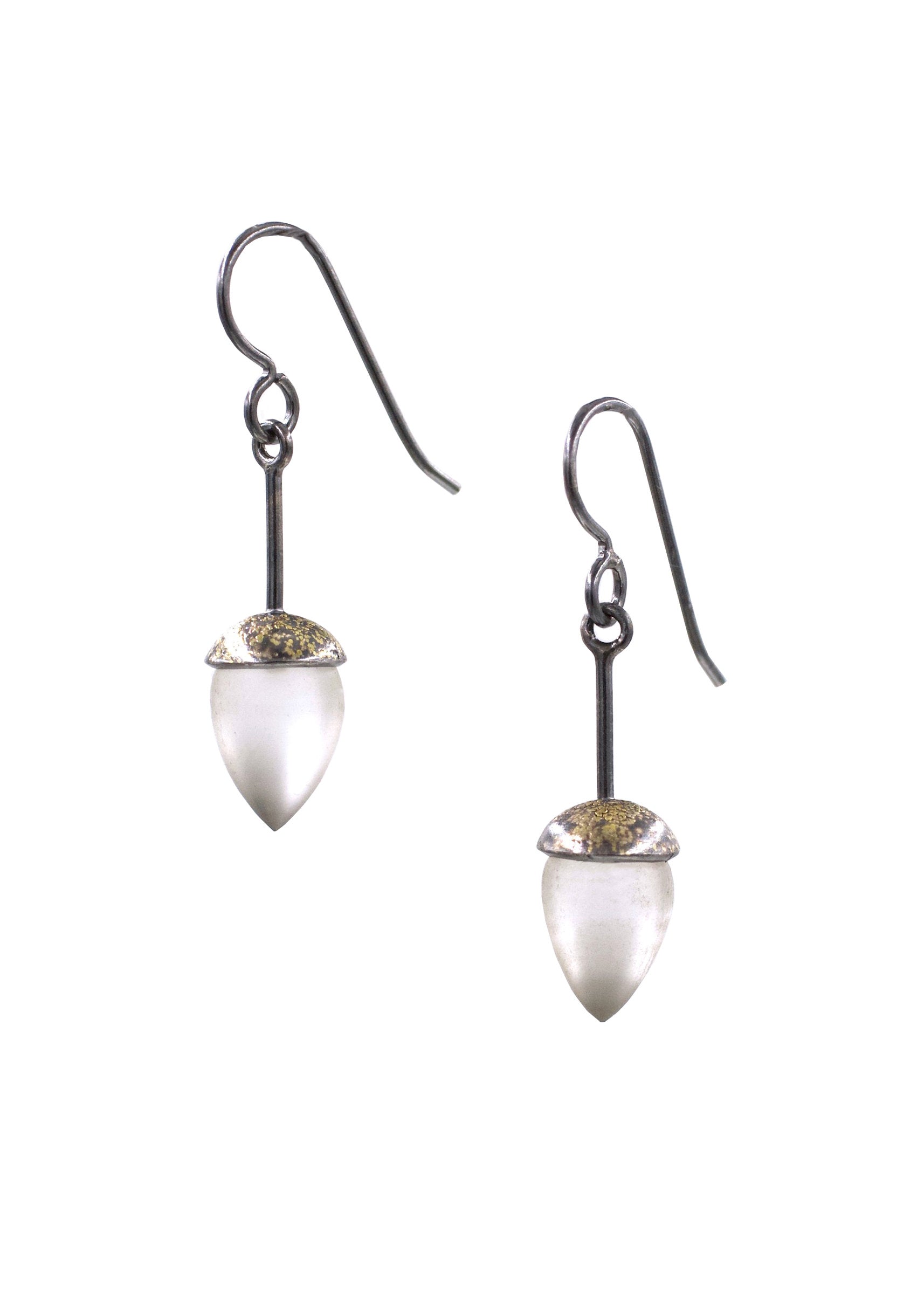 Honed Quartz Drop Earrings