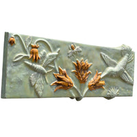 Pollinators Tile in Light Green and Yellow