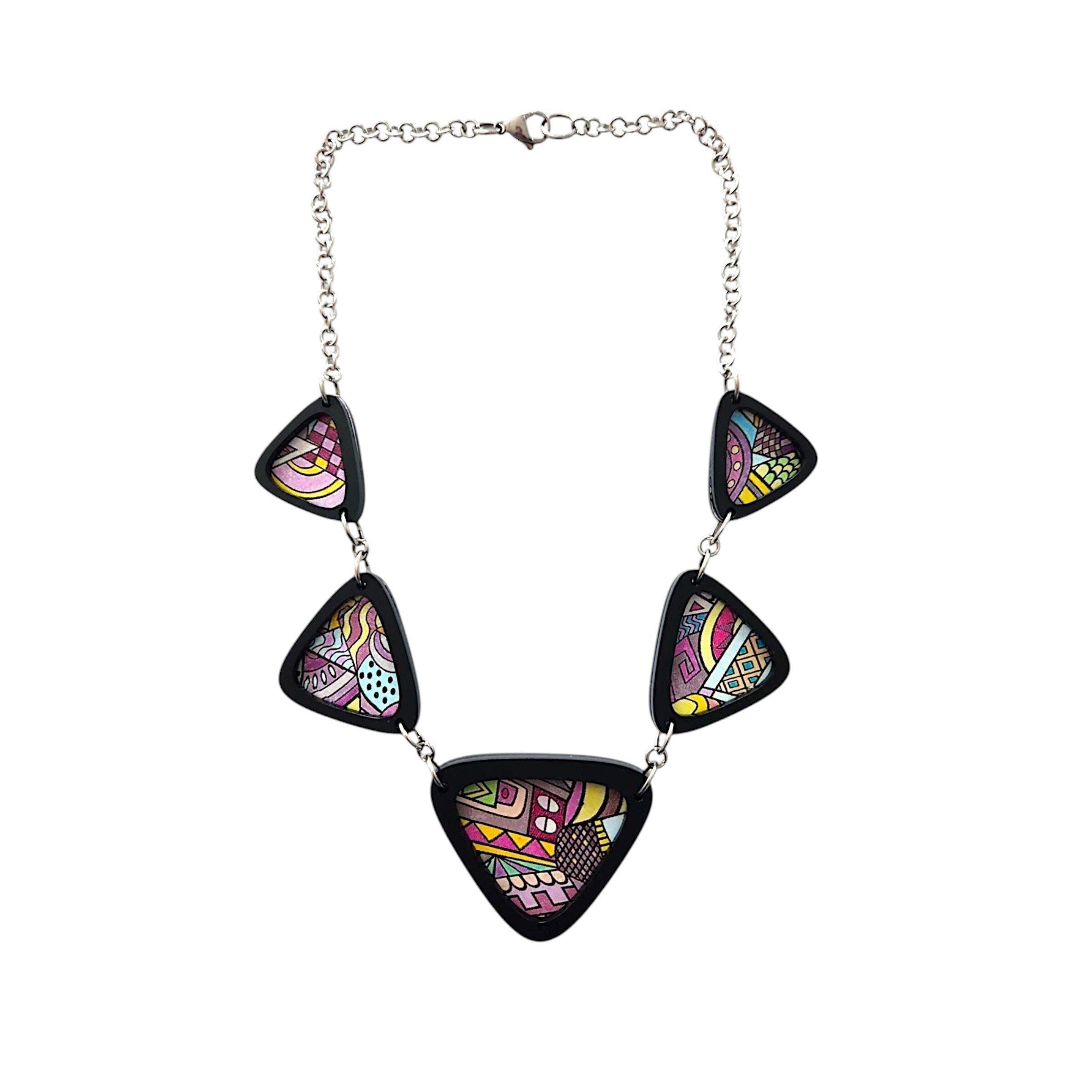 Cadre Graffiti Necklace