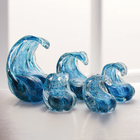 set of five as shown, left to right: extra large, small, large, small, medium 
