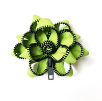 Chartreuse Zipper Pin
