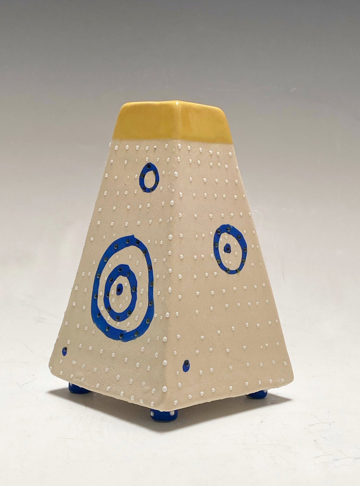 Blue Ring Vase