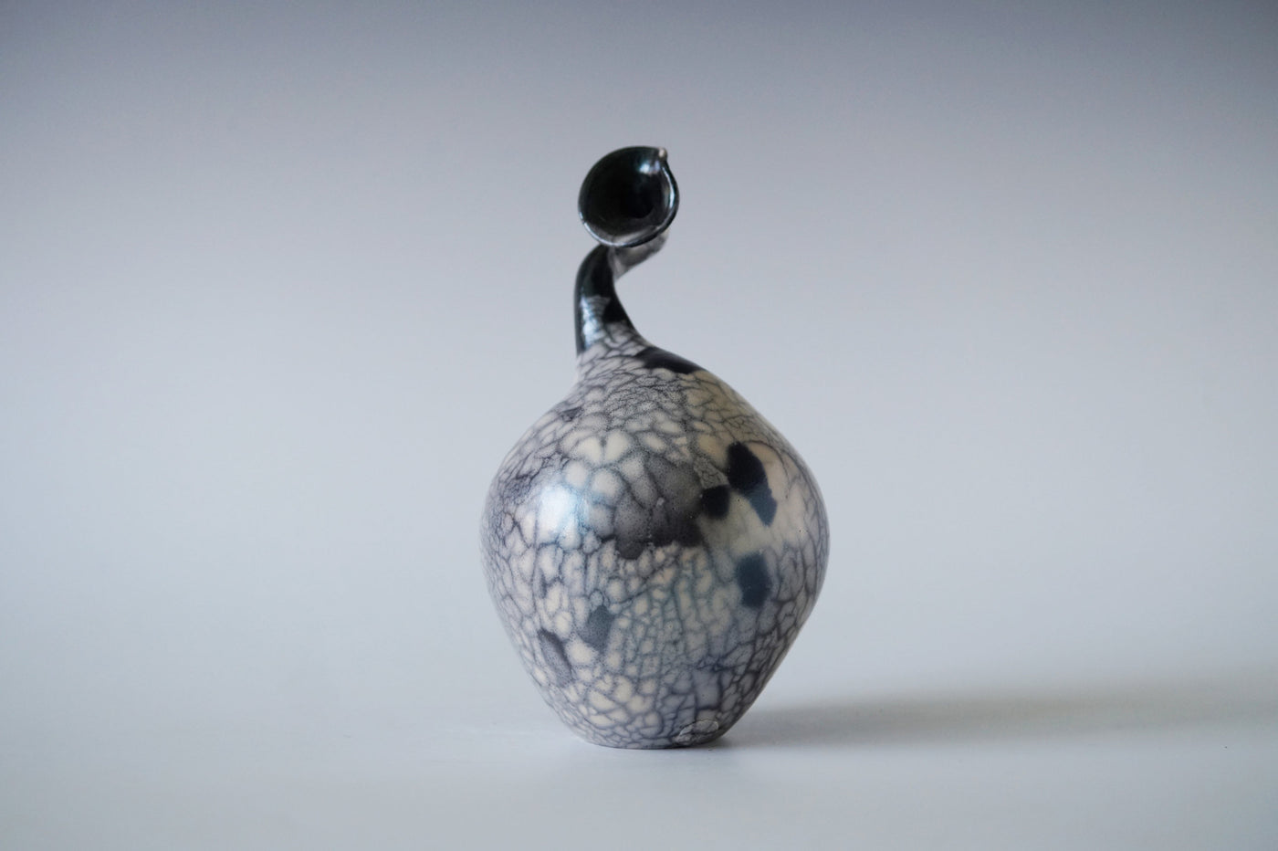 Ceramic Raku Vessel, Naked Raku Firing 5