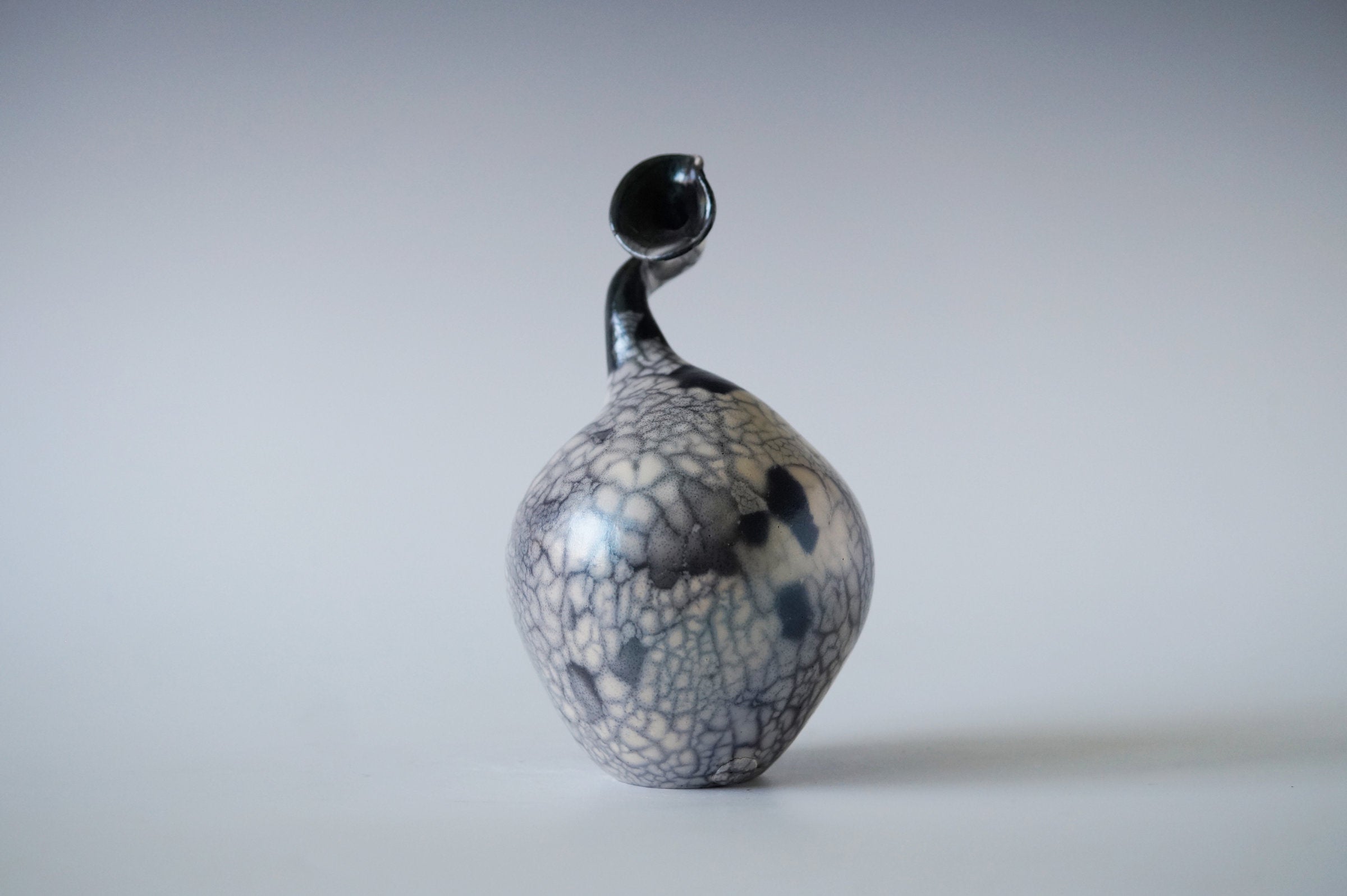 Ceramic Raku Vessel, Naked Raku Firing 5
