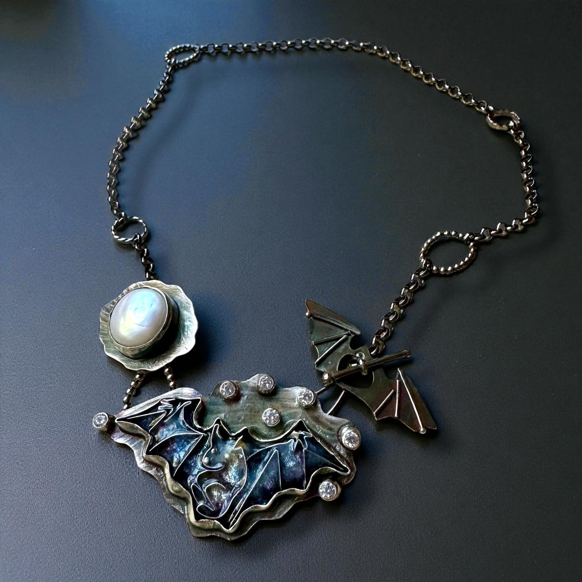 Bat Statement Necklace II