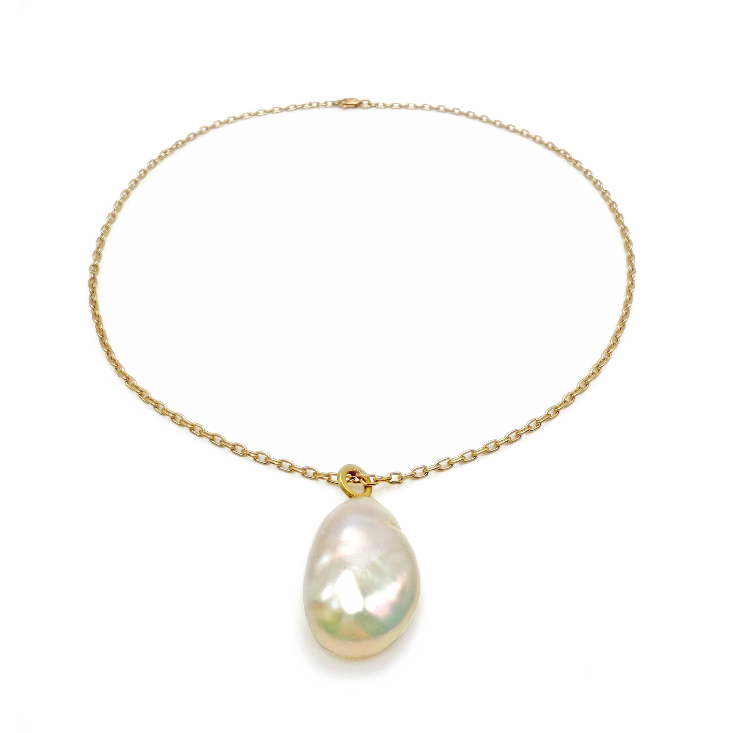 Baroque Pearl Drop Pendant