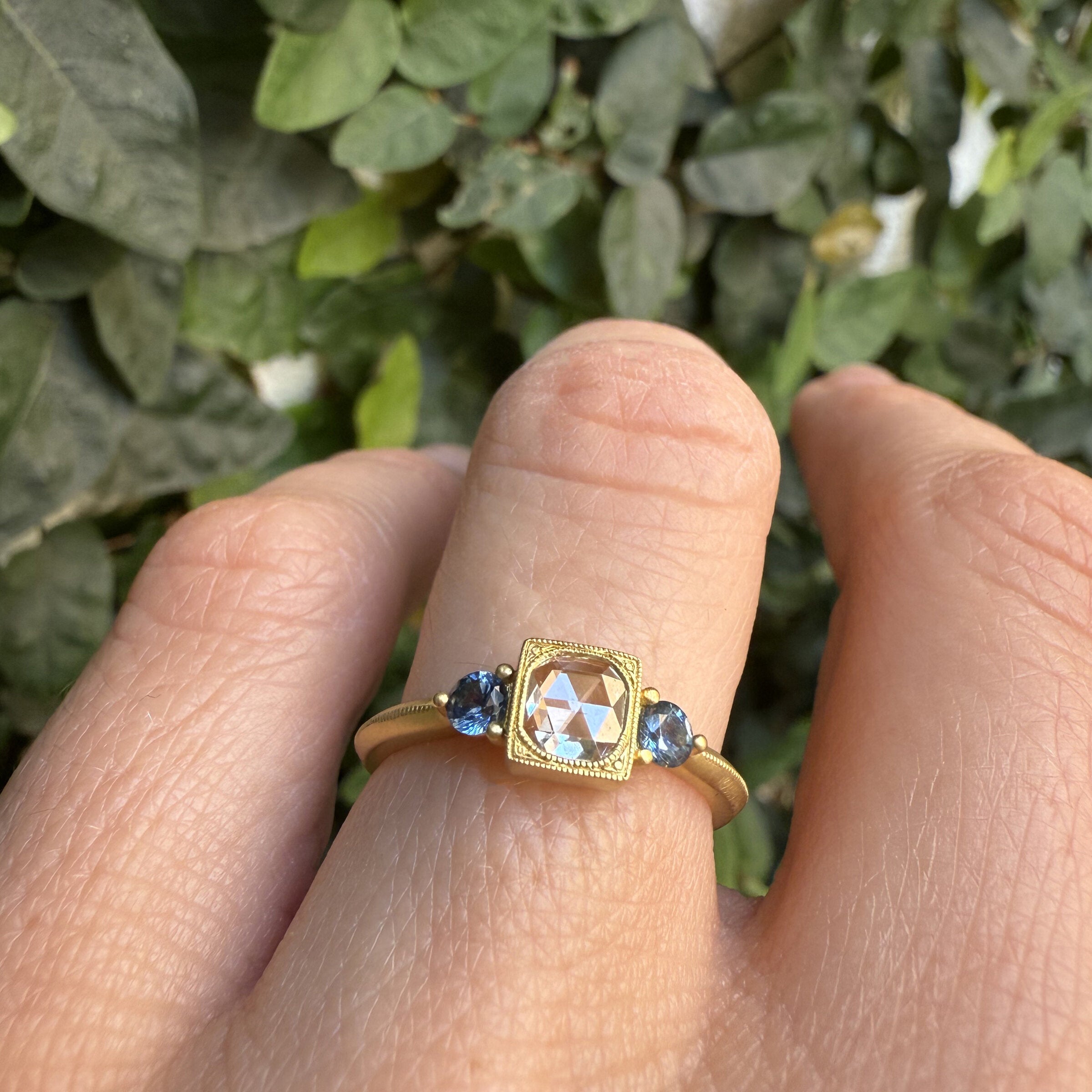 Kingsley Cushion-Shaped Diamond Ring