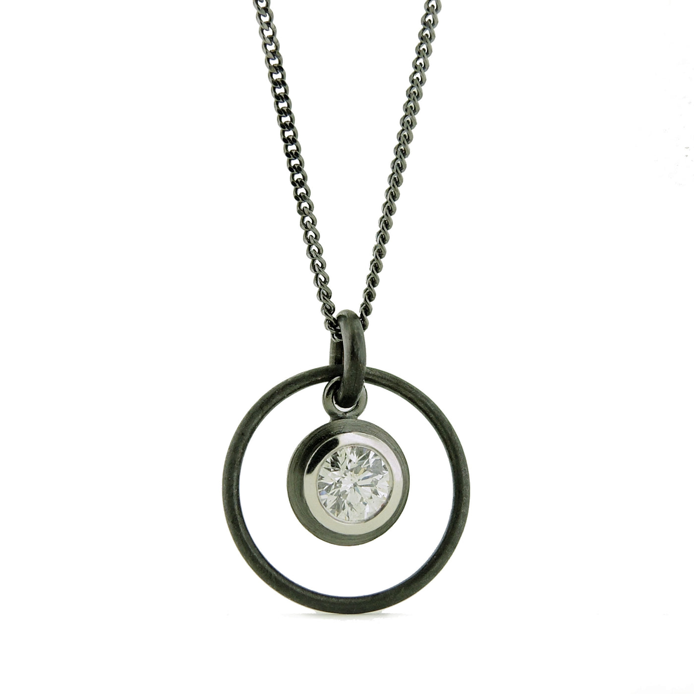 Simplicity Circle Pendant Necklace