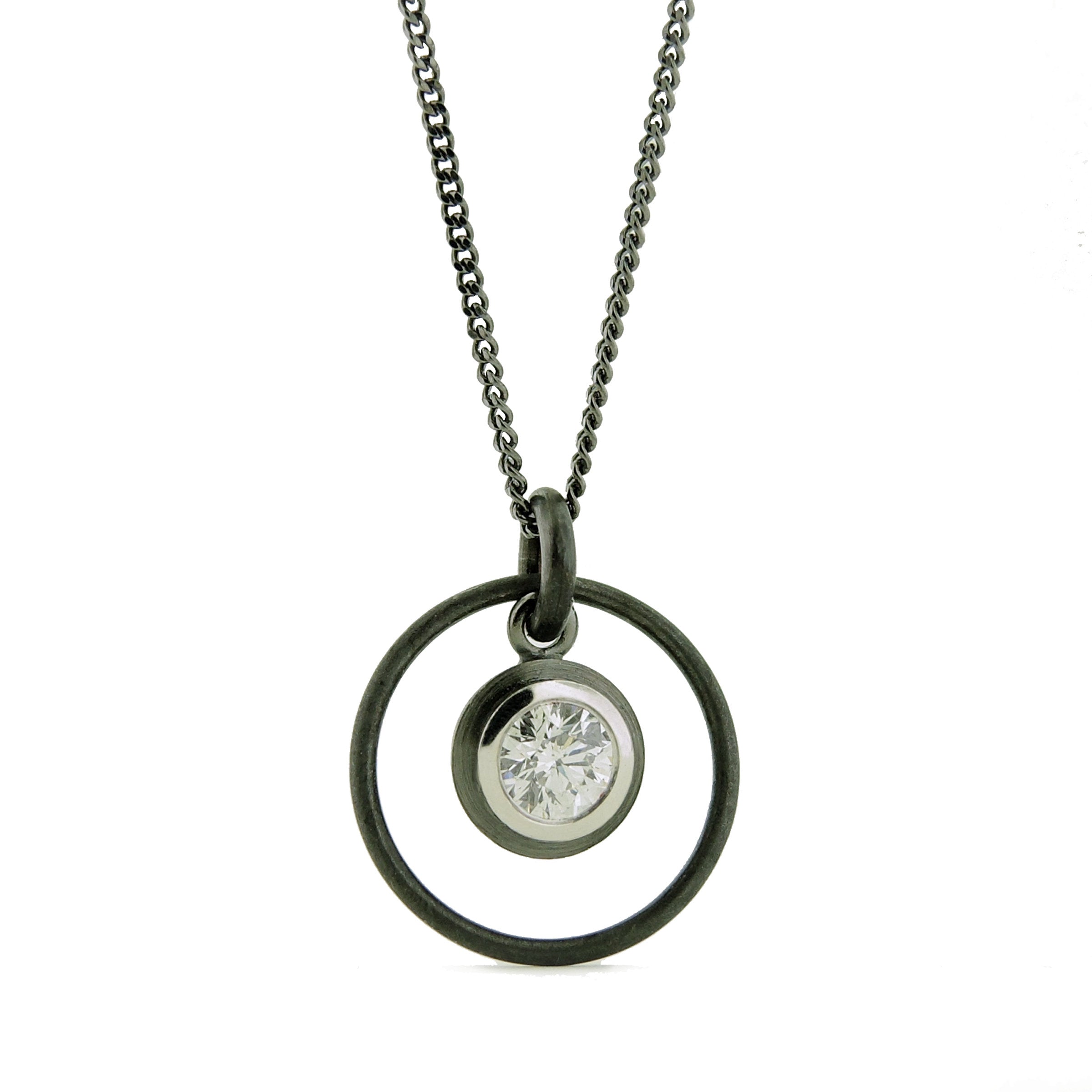 Simplicity Circle Pendant Necklace