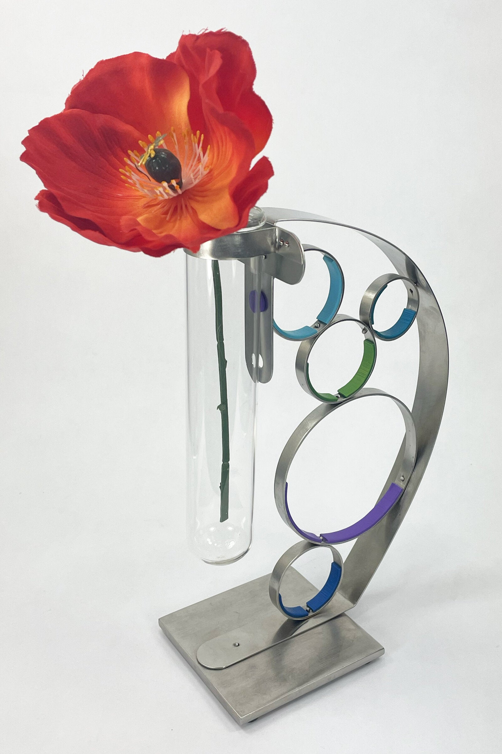 Bow Geometric Bud Vase