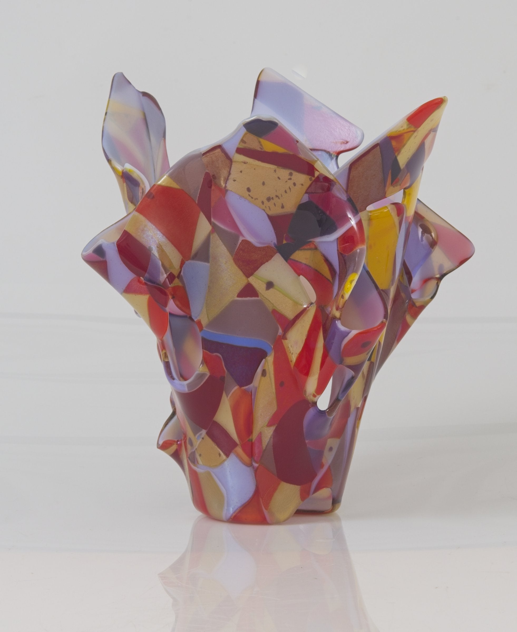 Coral Garden Art Glass Sculpture