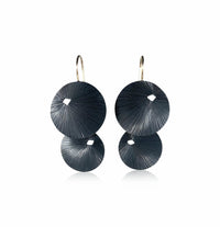 Textured Disks Earrings
