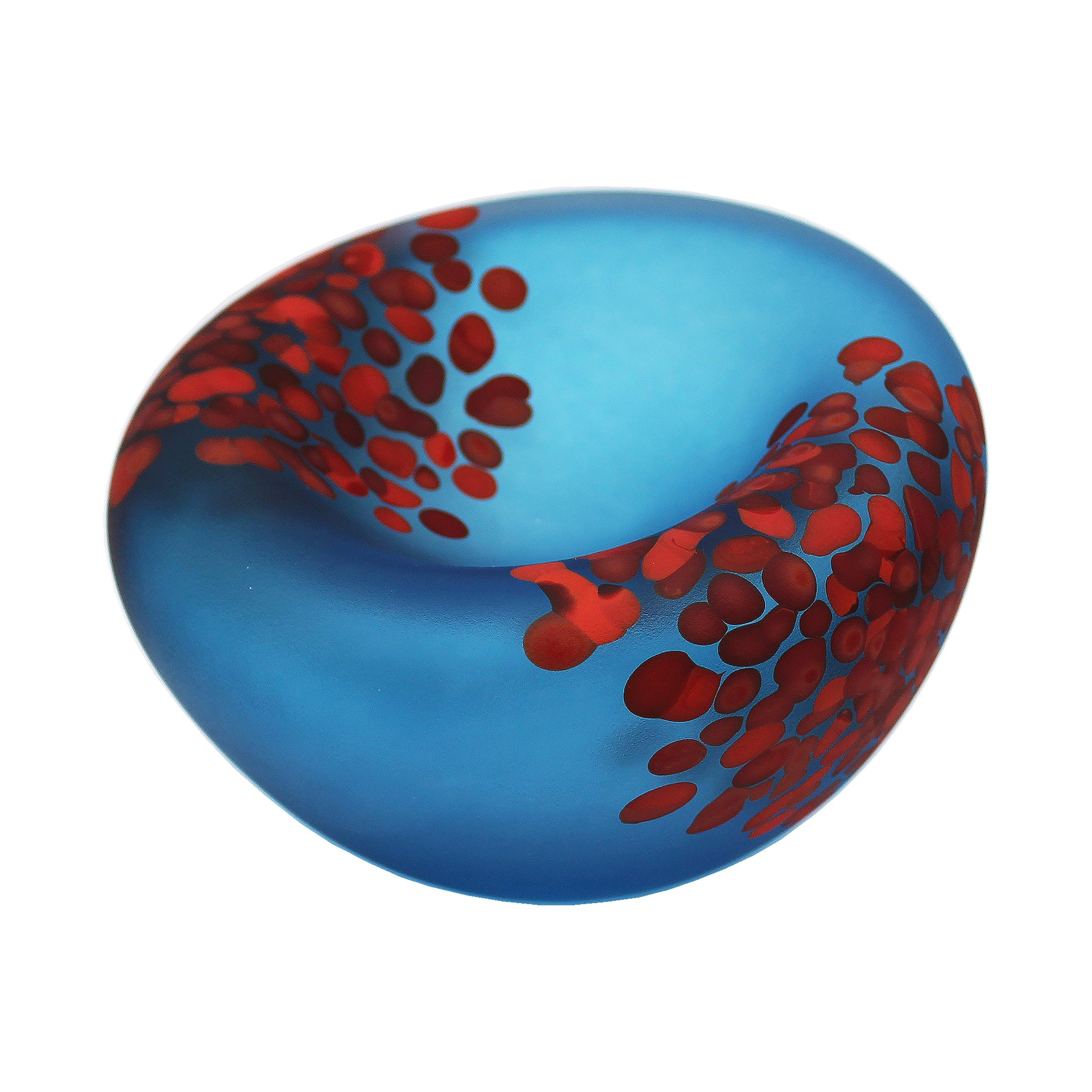 Aqua with Red
