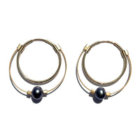 Small, Black Freshwater Pearl