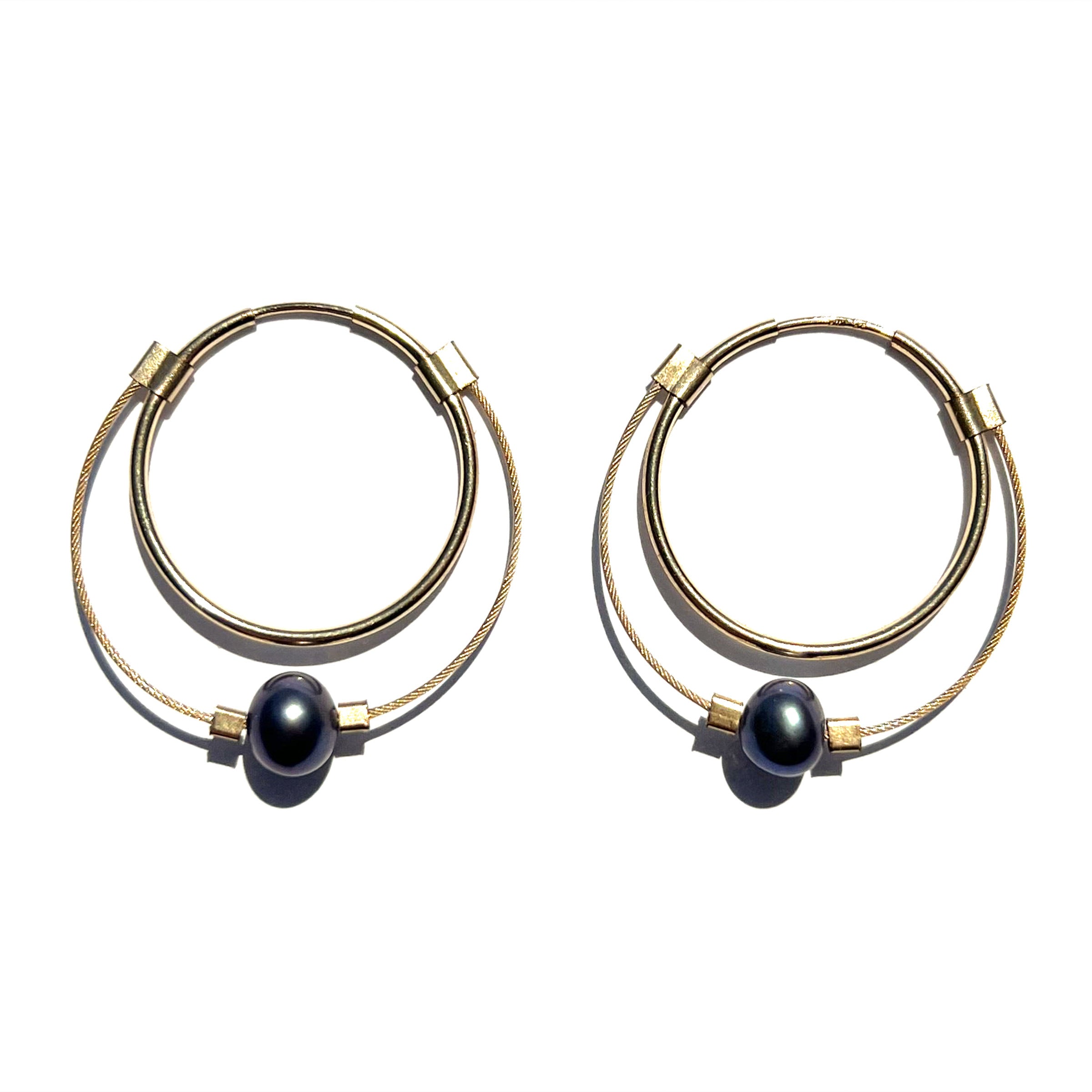 Small, Black Freshwater Pearl