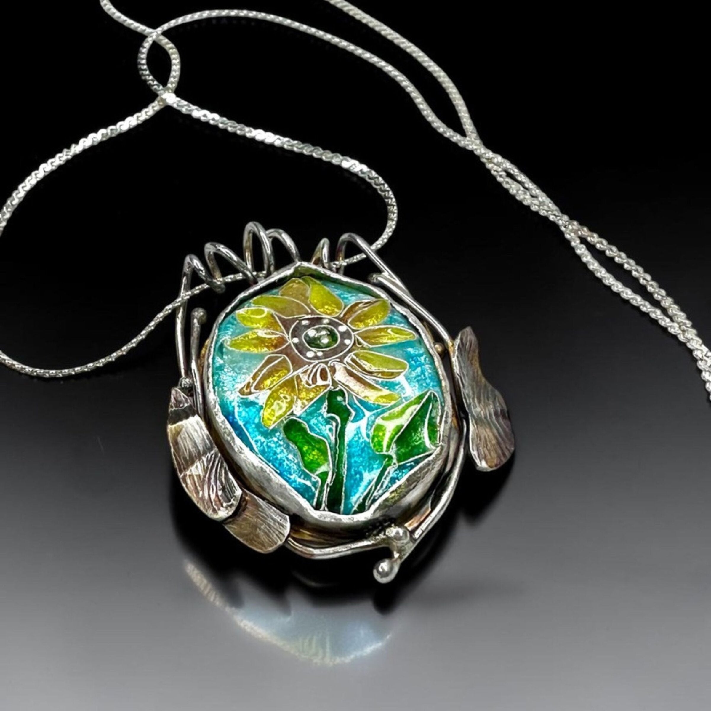 Sunflower Pendant